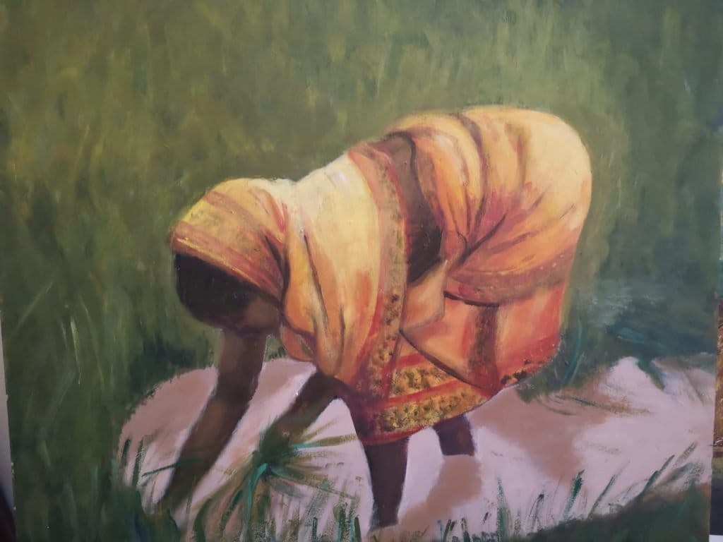 Inauguració d'exposició. "L'aigua, font de vida", de Dolors Rafa