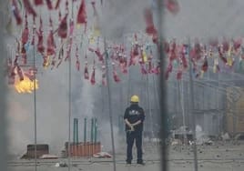 Mascletà y castillo de fuegos artificiales