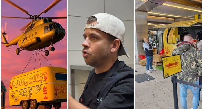 Foodtruck de Pollos Muñoz por Navidad