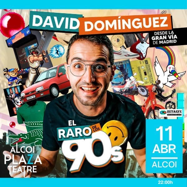 Teatro: «El Raro de los 90s» David Domínguez