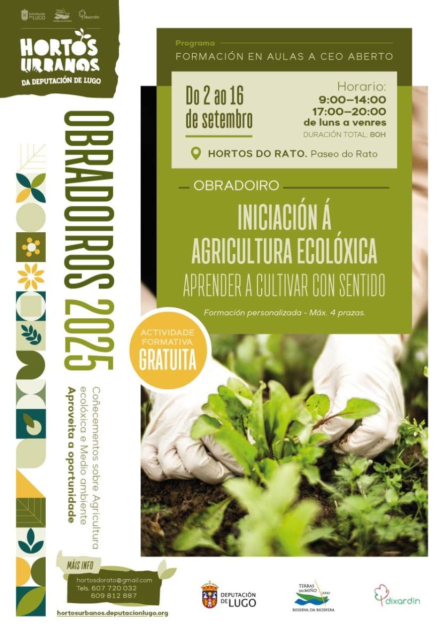 Obradoiro INICIACIÓN Á AGRICULTURA ECOLÓXICA