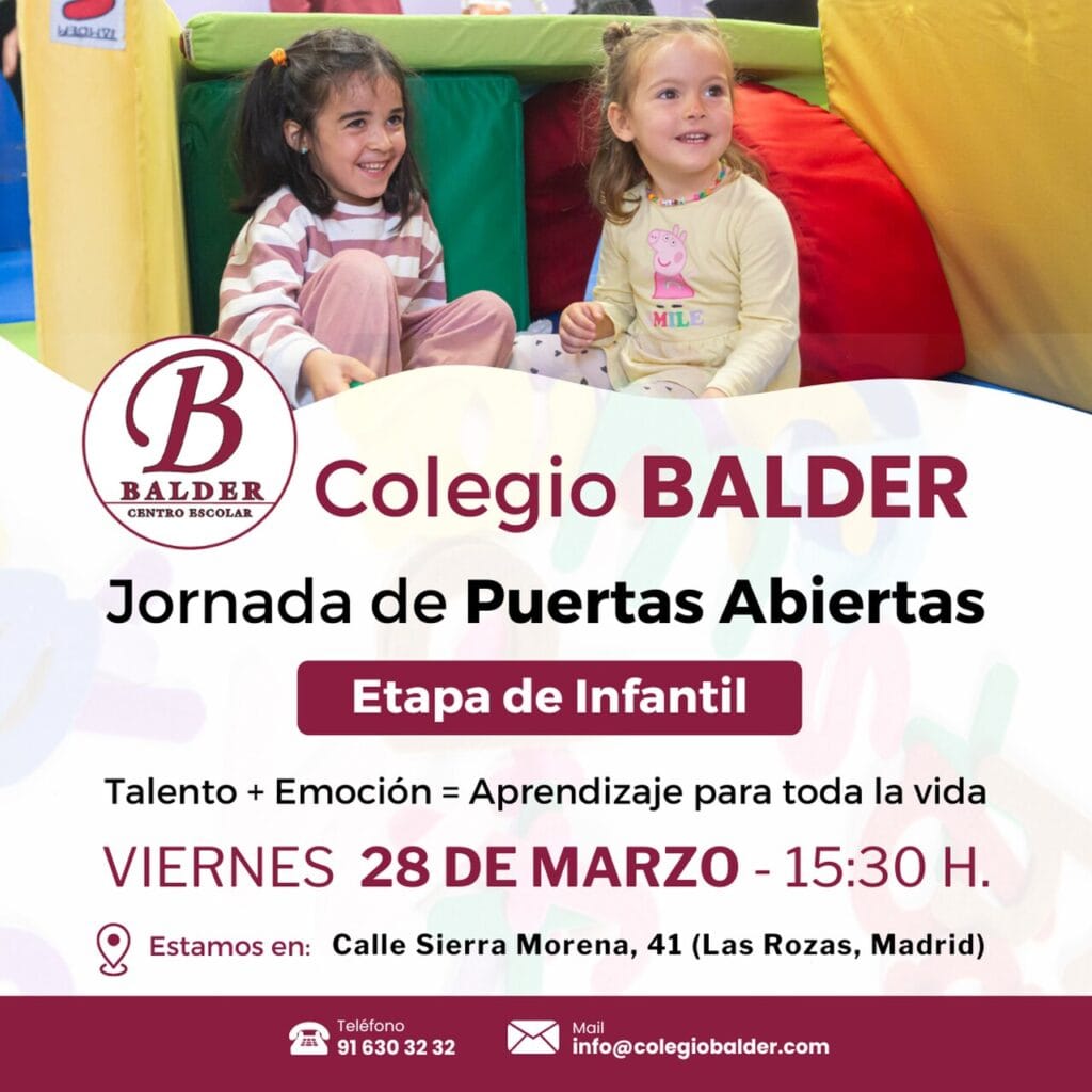 Jornada de Puertas Abiertas para Infantil