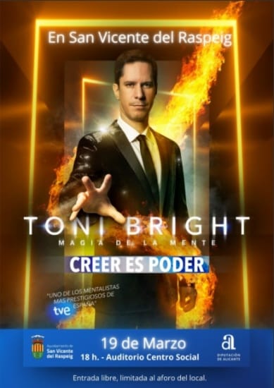 Toni Bright en San Vicente del Raspeig
