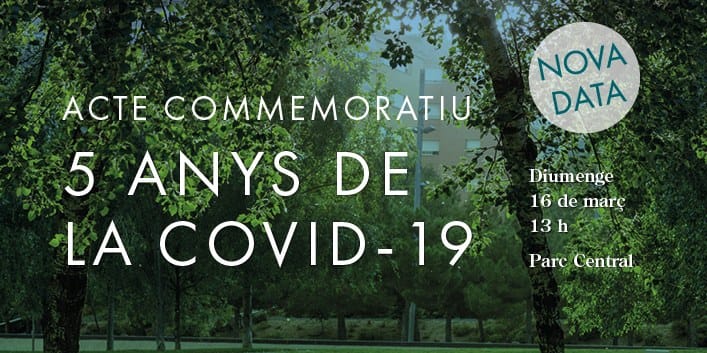 Acte commemoratiu. 5 anys de la Covid-19