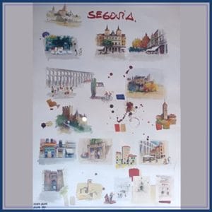 Venta de la lámina «Segovia Ilustrada»