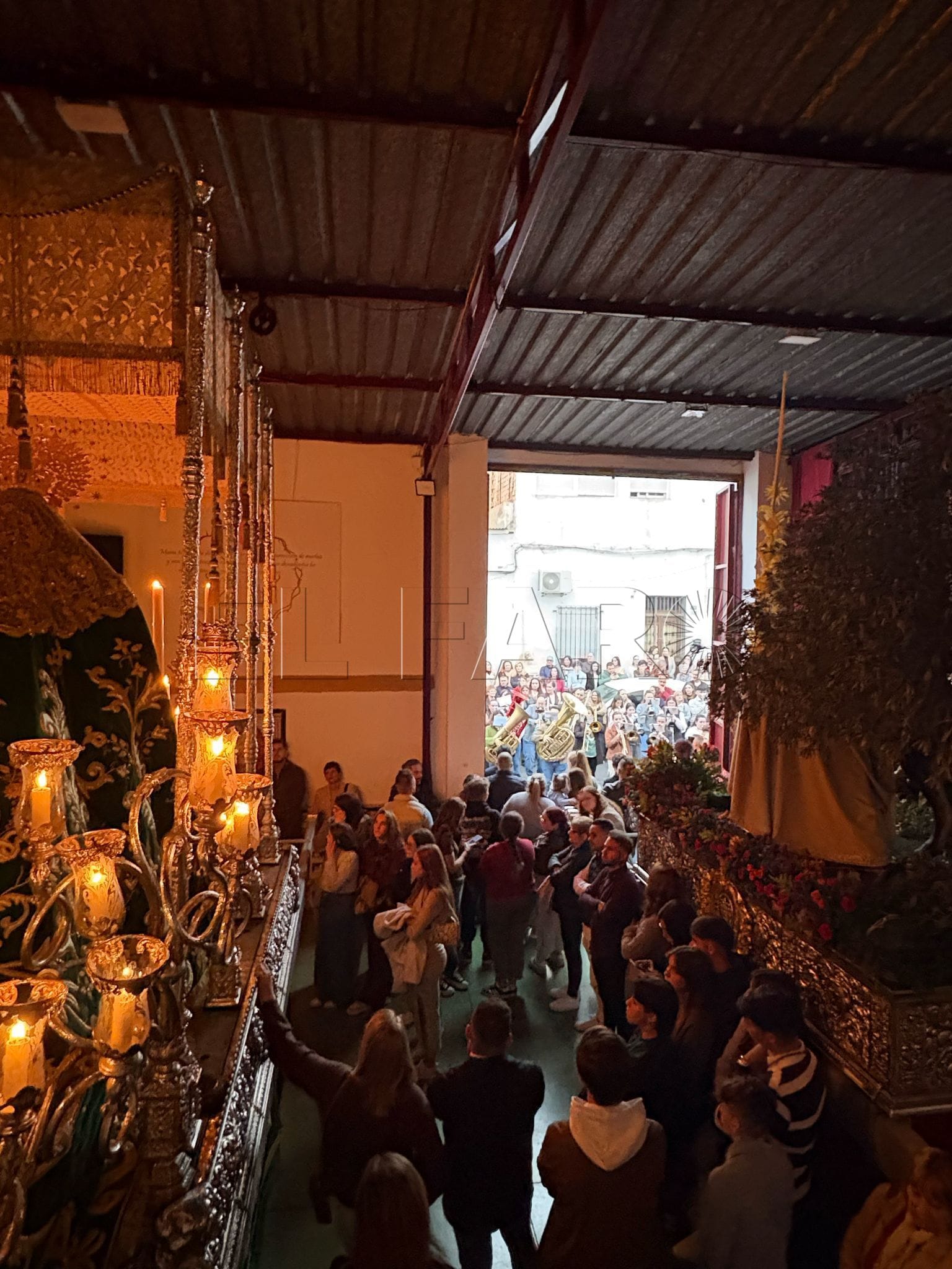 Encendido de la candelería de Nuestra Señora de Gracia y Esperanza