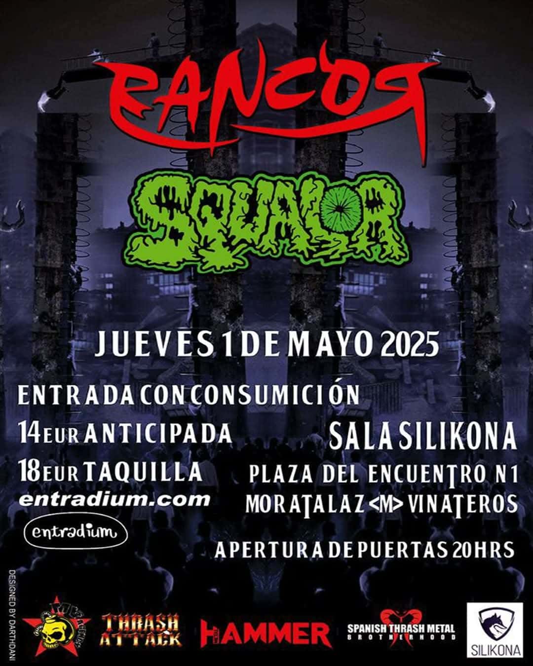 RANCOR + SQUALOR. Thrash Metal