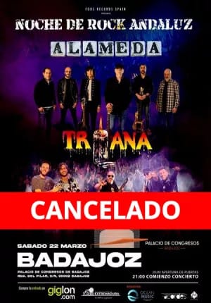 NOCHE DE ROCK ANDALUZ ALAMEDA Y TRIANA