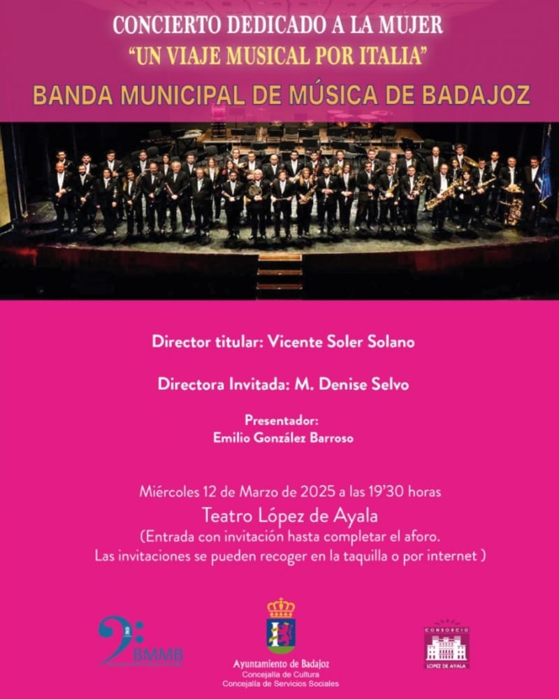 Concierto de la BMMB: 'Un viaje musical por Italia'