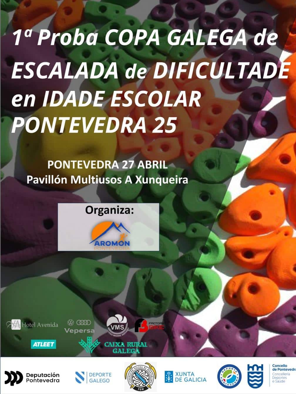 I Proba COPA GALEGA de ESCALADA de DIFICULTADE en Idade Escolar