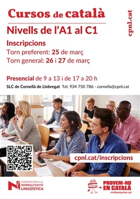 Inscripciones a los cursos de catalán