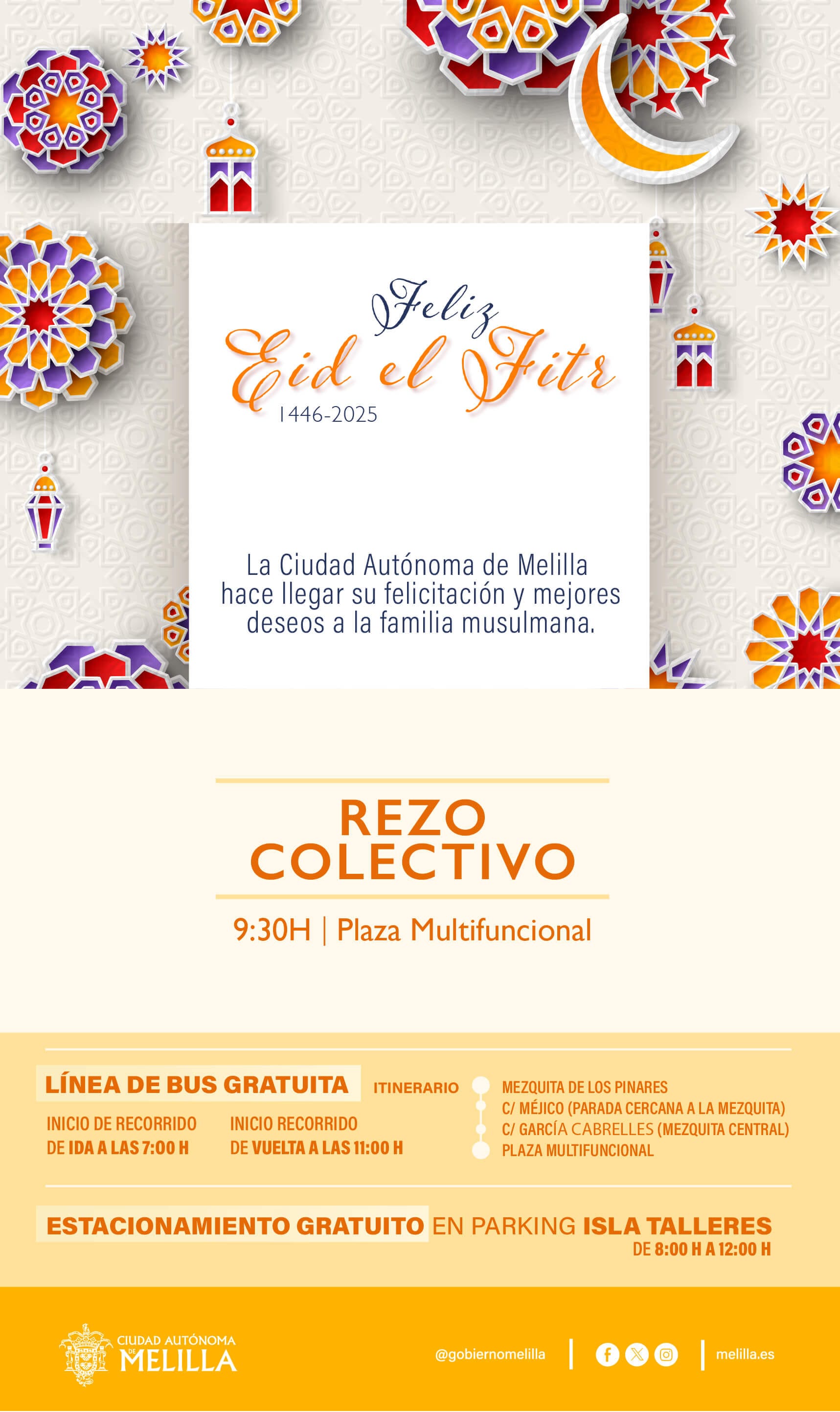Feliz Aid Al Fitr 2025