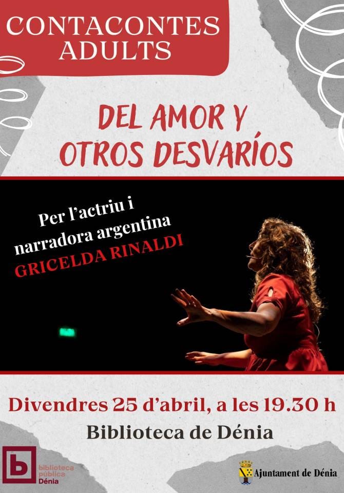 Cuenta cuentos para adultos con Gricelda Rinaldi