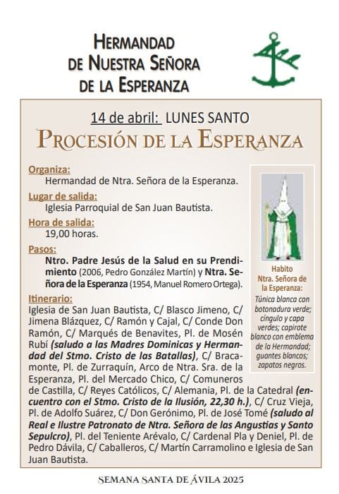 Semana Santa 2025. Procesión de la Esperanza