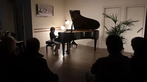 Concierto de alumnos del pianista vigués Iván Fernández