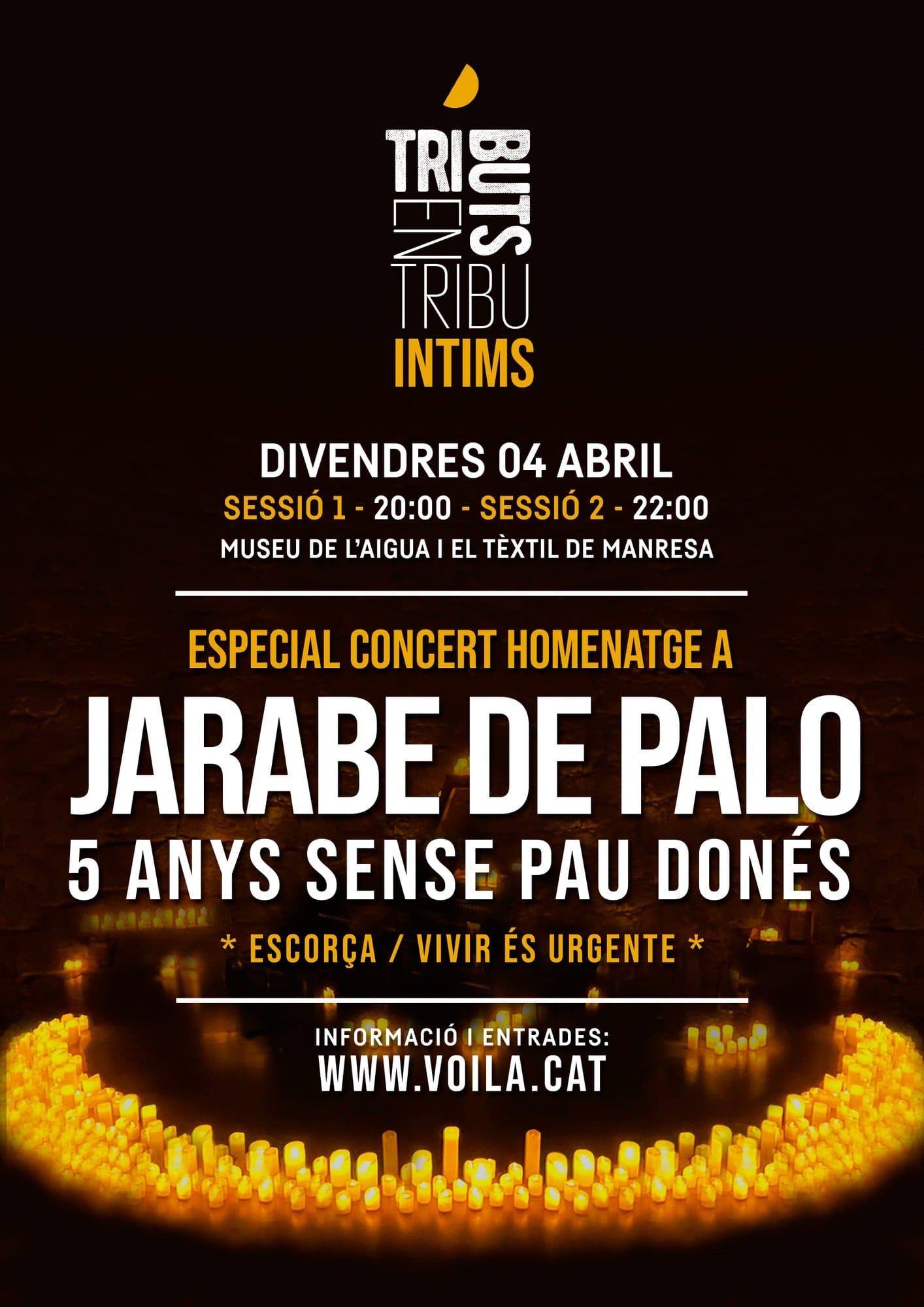 Tributs en tribu íntims: Jarabe de Palo - Concert homenatge a Pau Donés