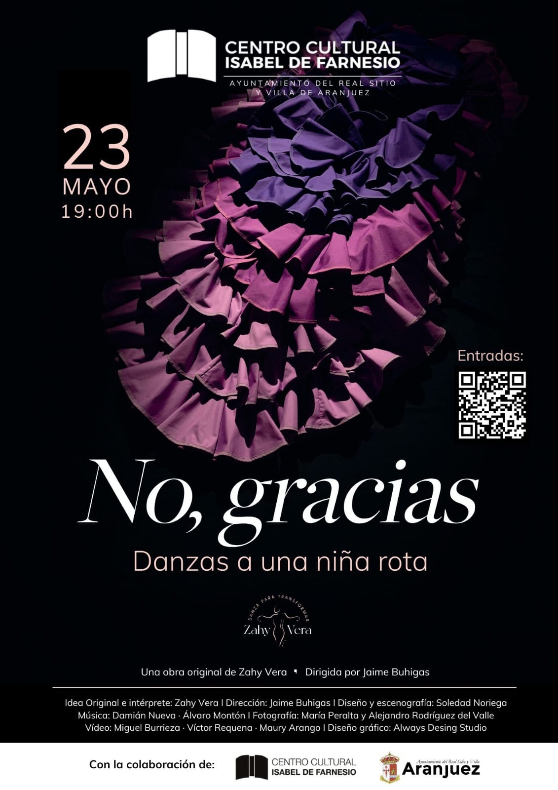 NO, GRACIAS. DANZAS A UNA NIÑA ROTA