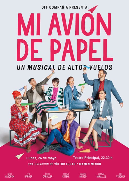 Musical: Off Compañía (Comunidad Valenciana) «MI AVIÓN DE PAPEL»