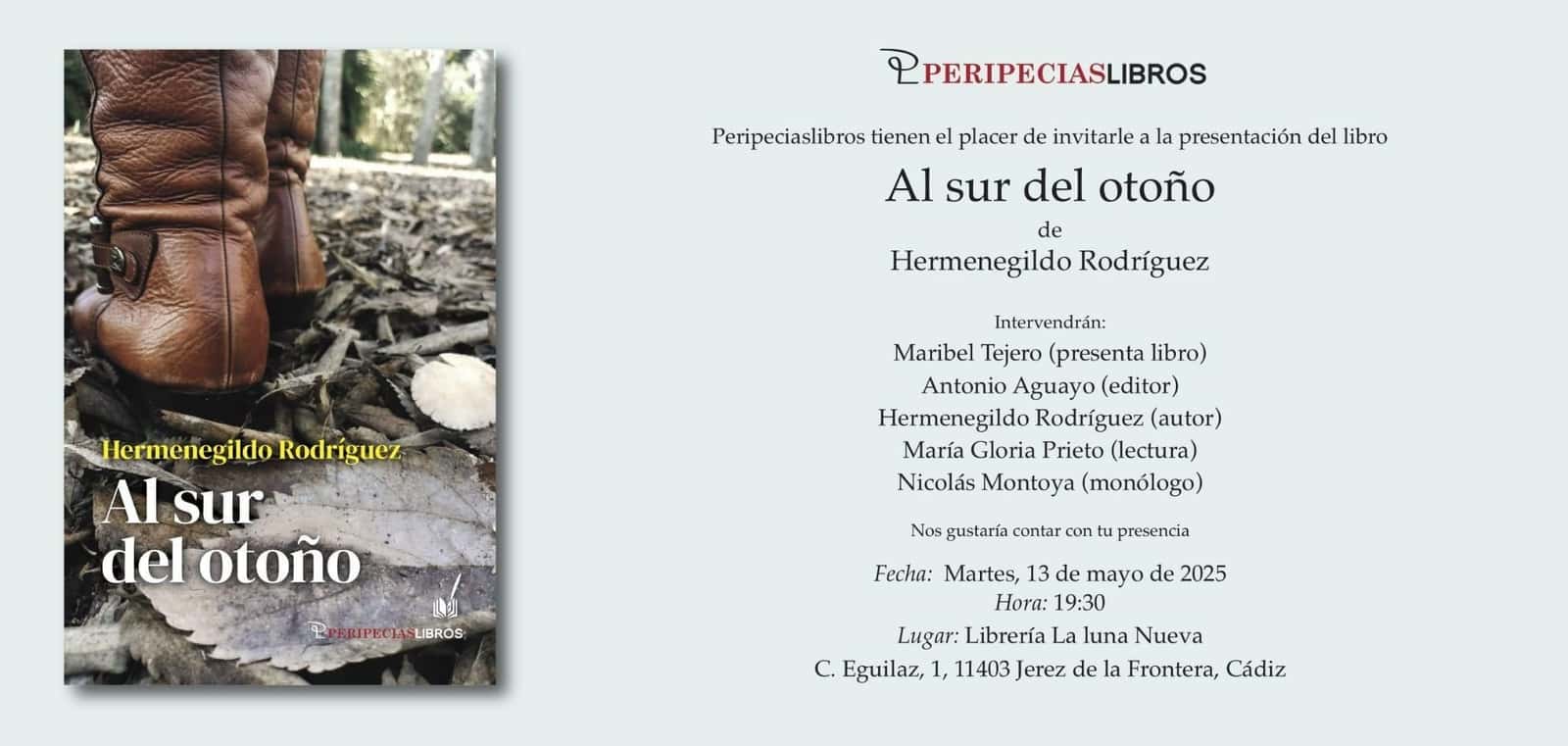 Presentación de 'Al sur del otoño'