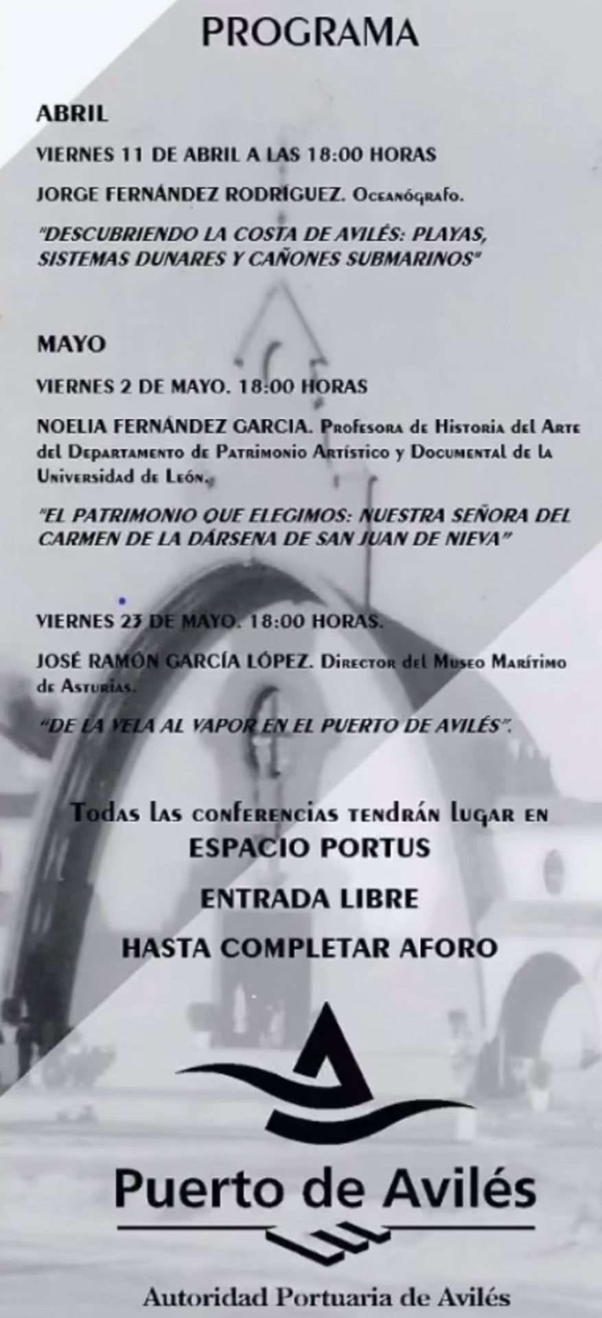 Programación cultural de Primavera 2025 -Espacio Portus-