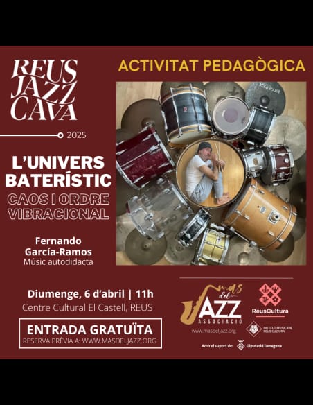 Reus Jazz Cava · Actividad pedagógica · El universo baterístico: caos y orden vibracional