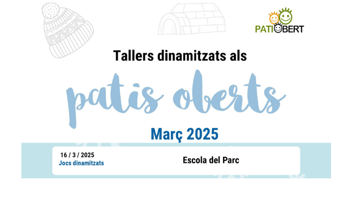 TALLER DINAMITZAT PATI OBERT: Taller de jocs