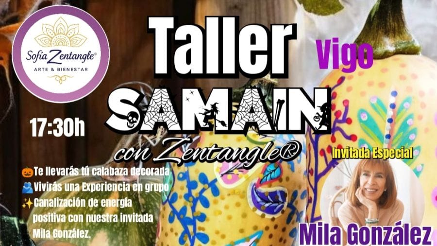 Workshop SAMAIN con Zentangle® Decora tú calabaza y vive una experiencia.