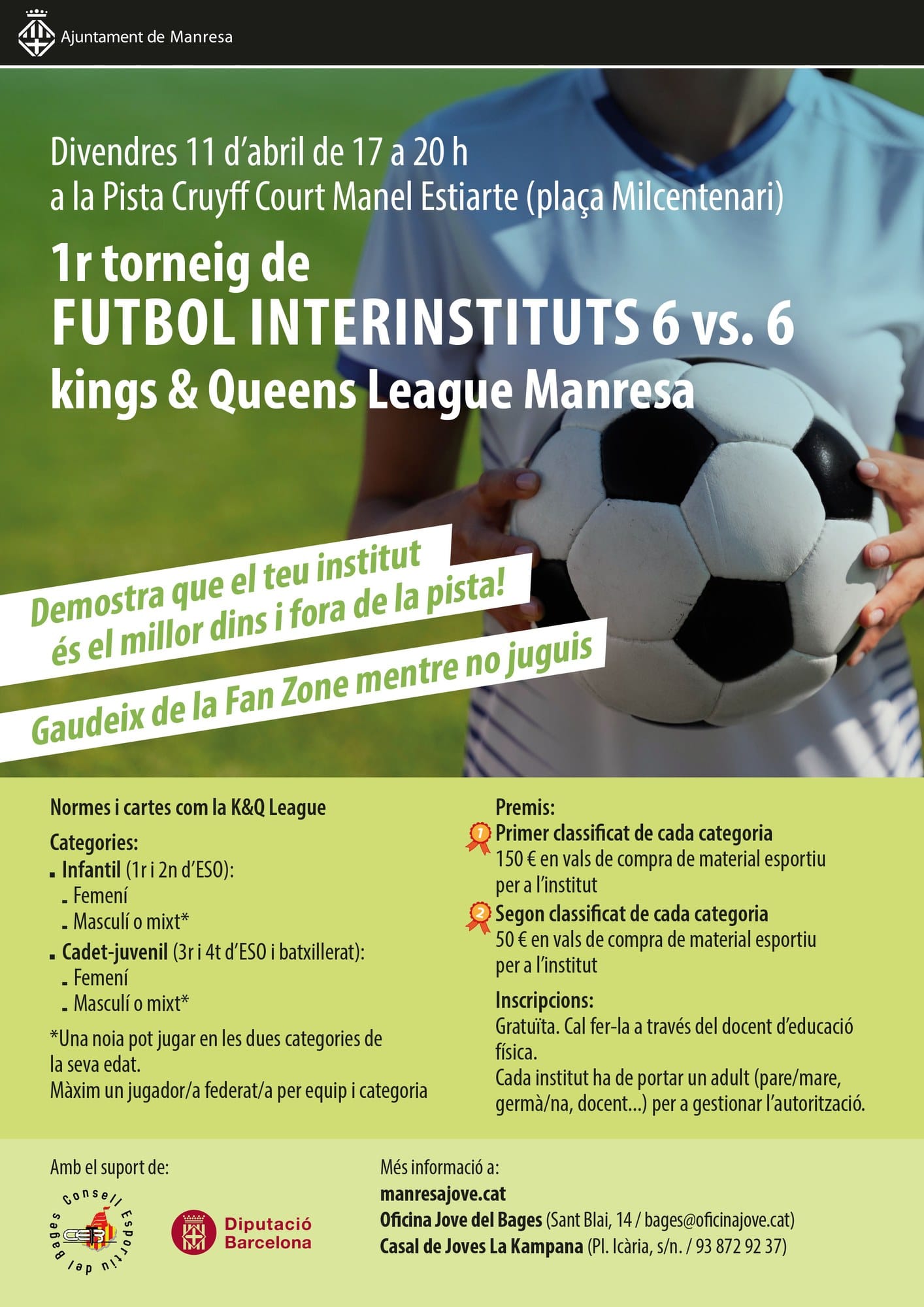 1r Torneig de Futbol InterInstituts 6vs&