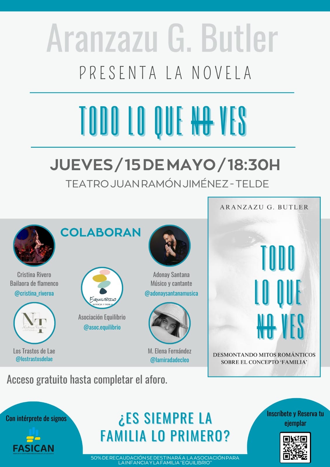 Presentación de la novela de Aranzazu G. Butler «Todo lo que no ves»