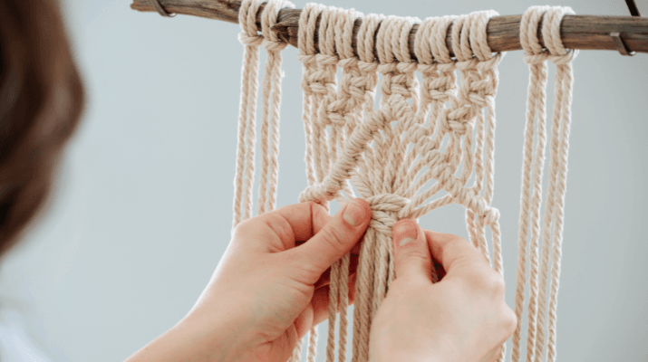 Tapís de macramé