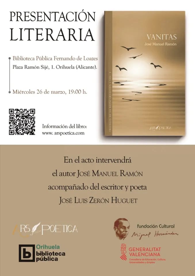 Presentación del poemario «Vanitas»
