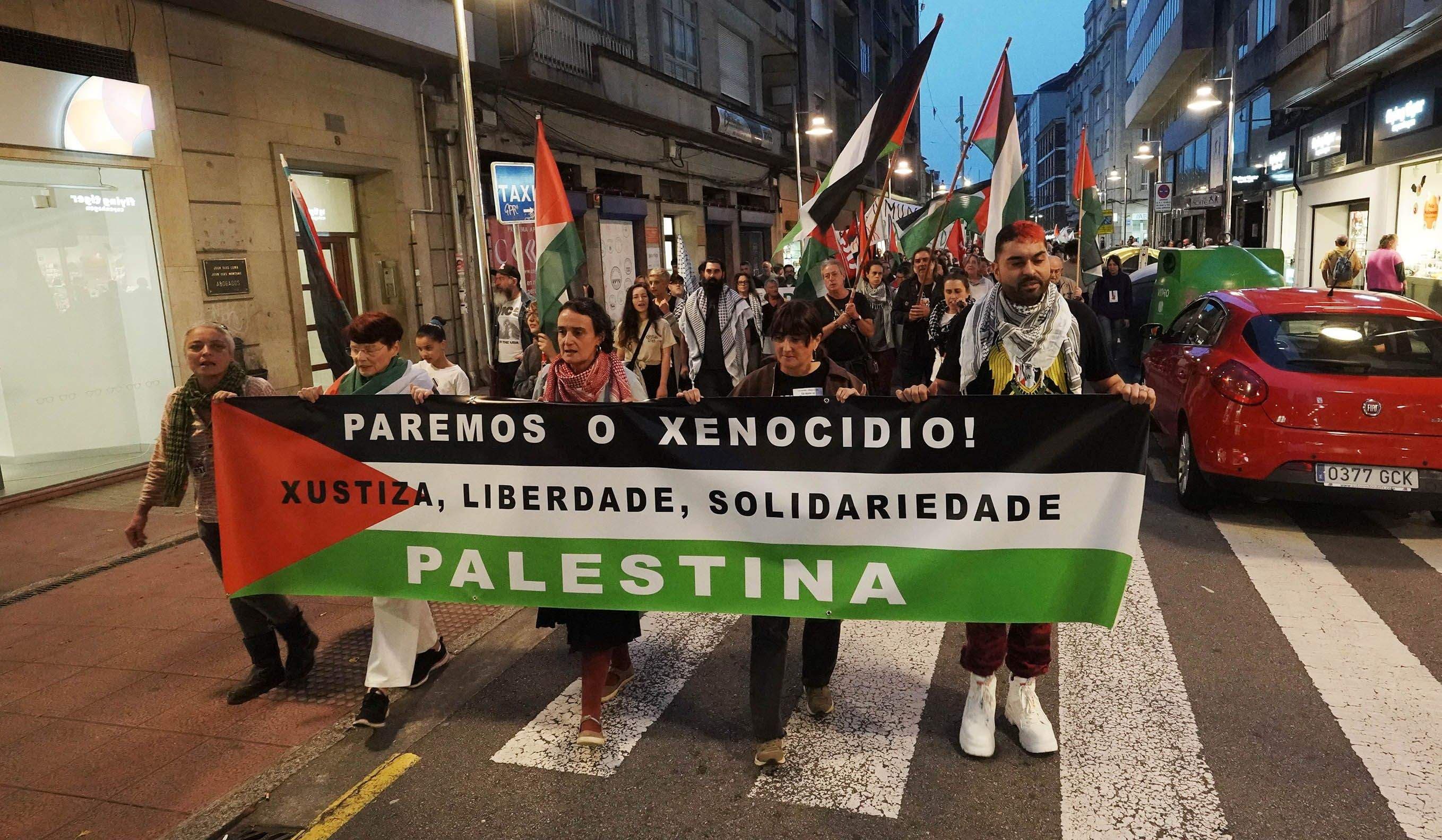 Manifestación en el Día Internacional de Solidaridad con Palestina