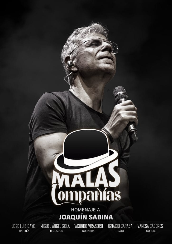 Espectáculo MALAS COMPAÑÍAS. Tributo a Joaquín Sabina