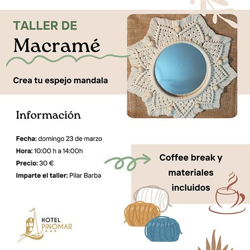 Taller de Macramé: Crea tu propio espejo mandala