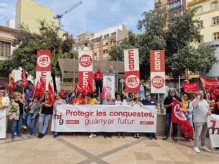 Manifestaci贸n del 1 de Mayo en Castell贸