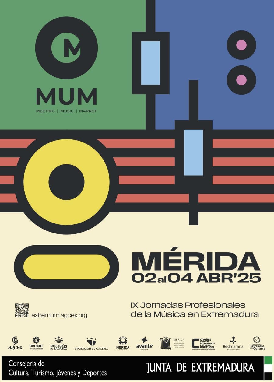 IX JORNADAS PROFESIONALES DE LA MÚSICA EN EXTREMADURA (MUM25)