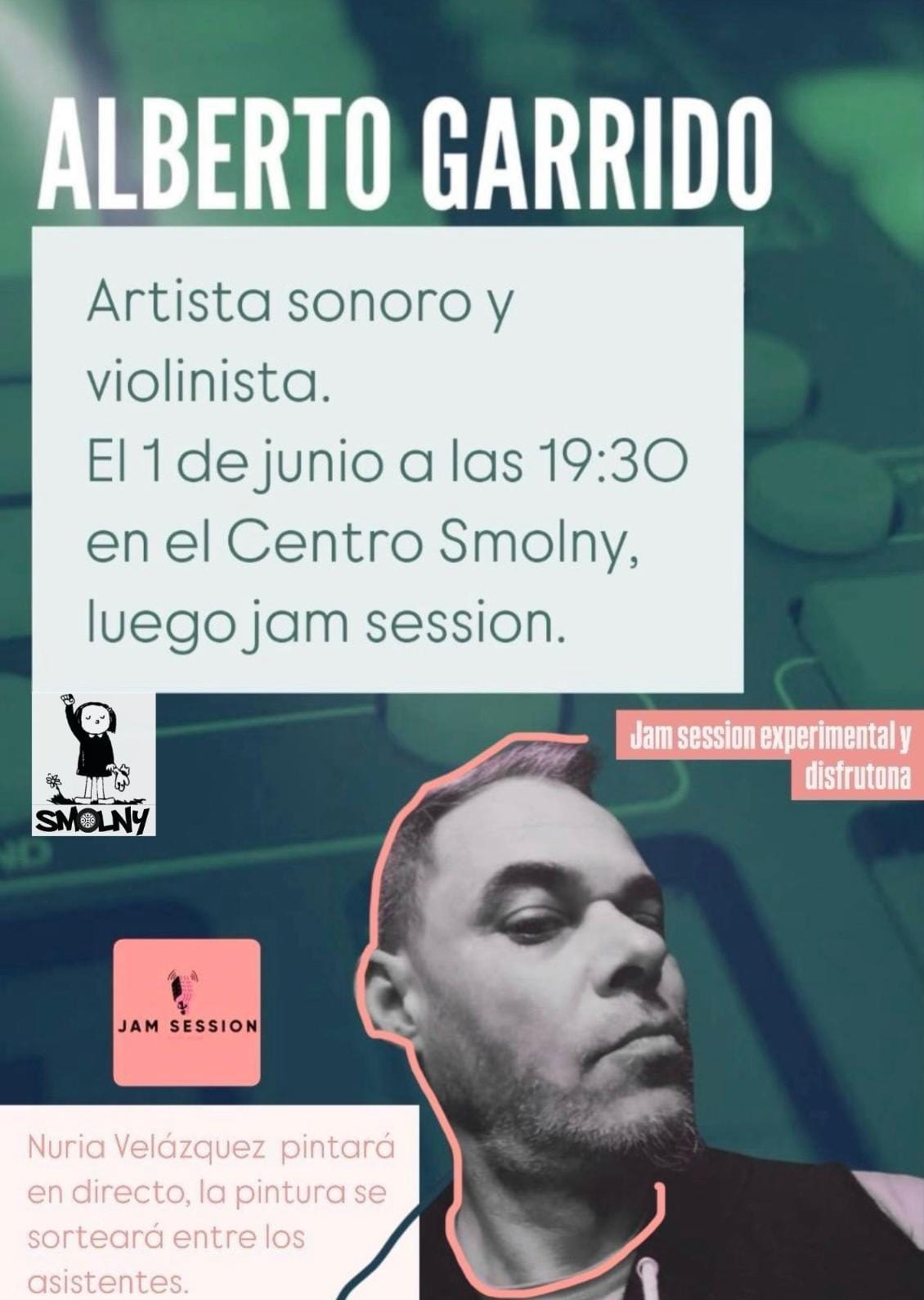 Concierto de Alberto Garrido y pintura en directo con Nuria Velázquez