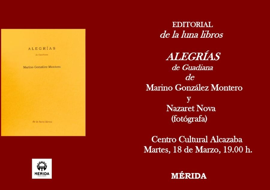 Presentación en Mérida de ALEGRIAS de Guadiana