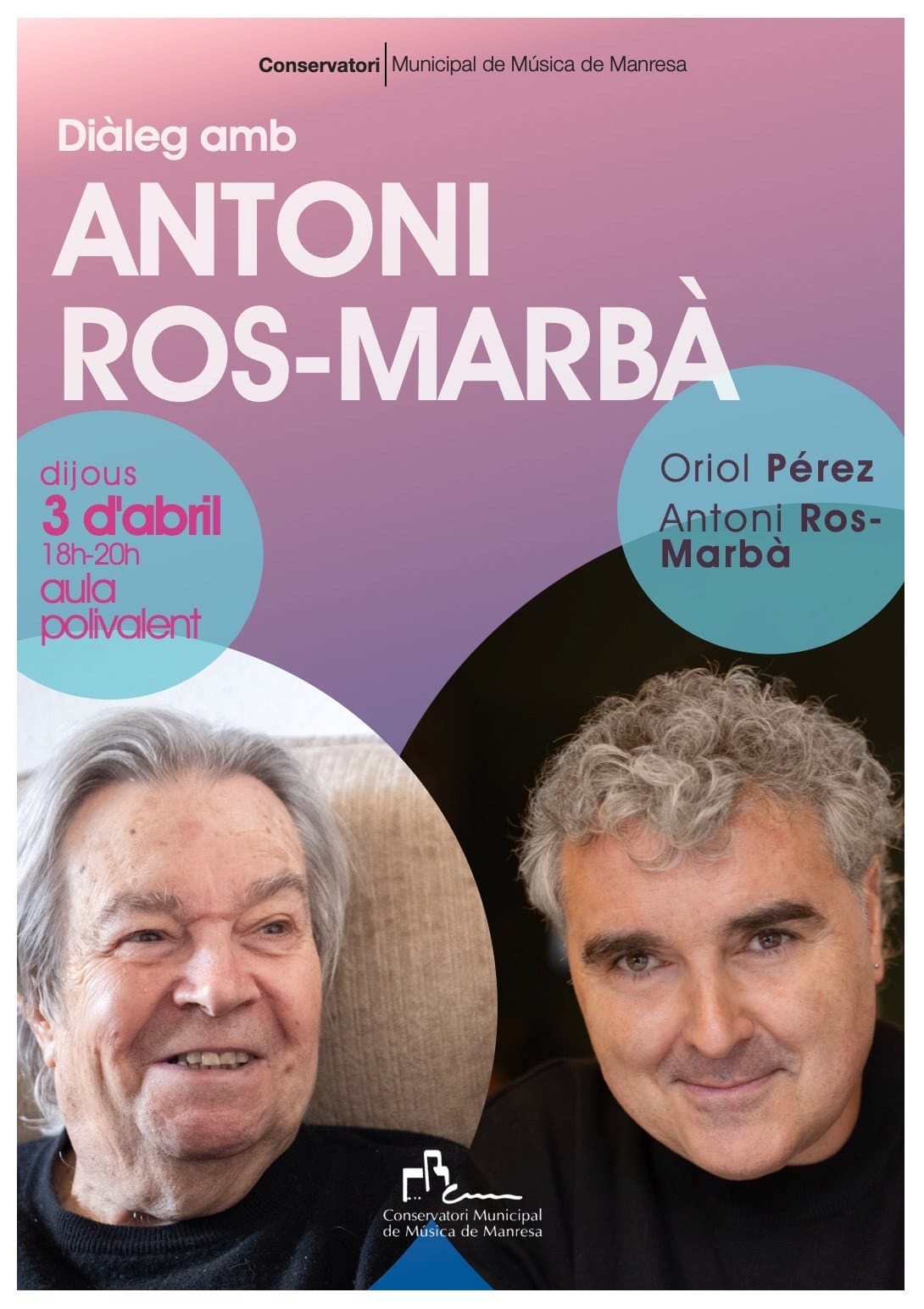 CONVERSES AMB ANTONI ROS MARBA amb ORIOL PĂREZ
