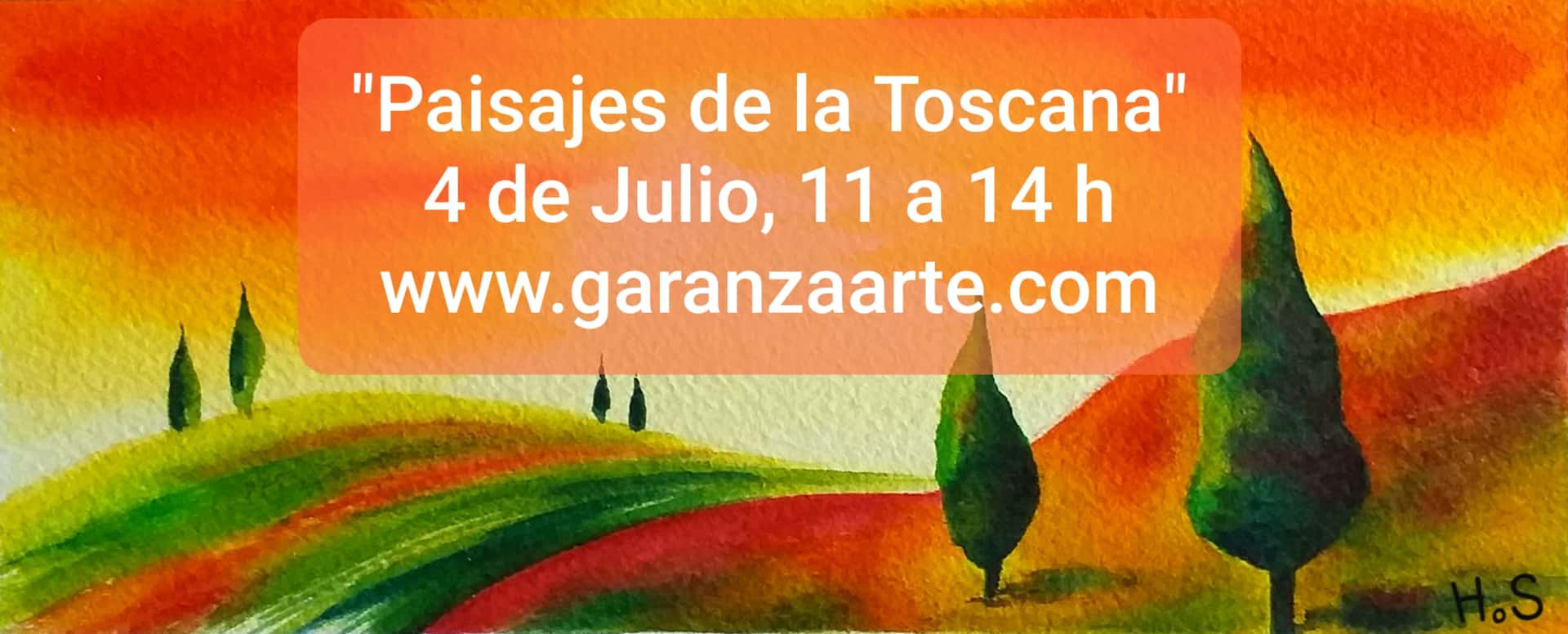 Taller de acuarela Paisajes de la Toscana
