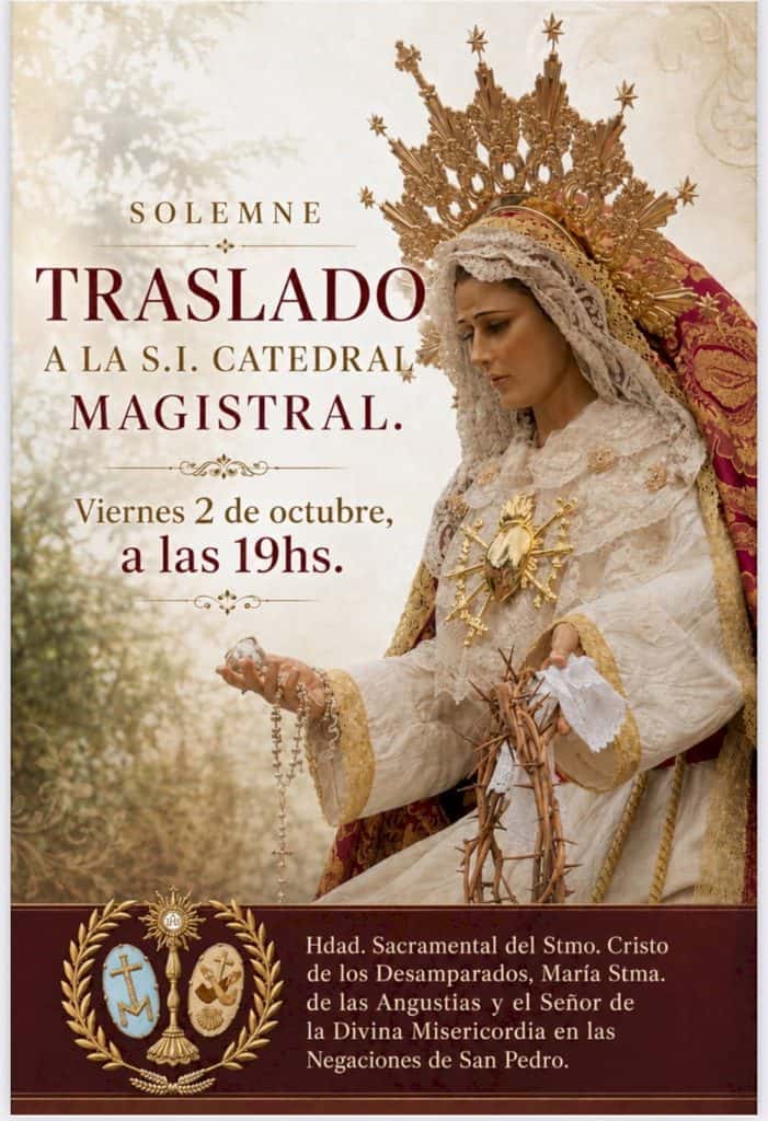 Traslado solemne de María Santísima de las Angustias a la Catedral