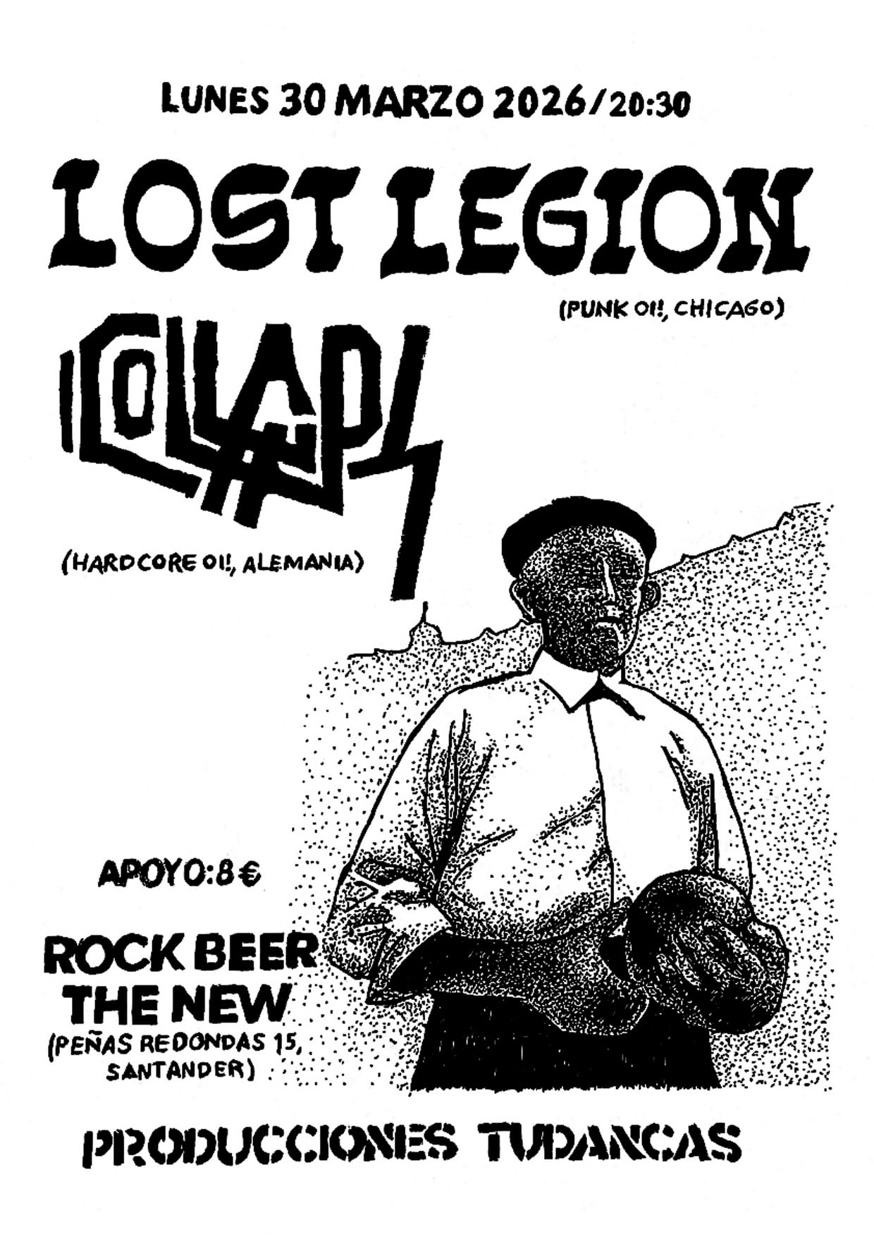 Concierto de Lost Legion y Collaps