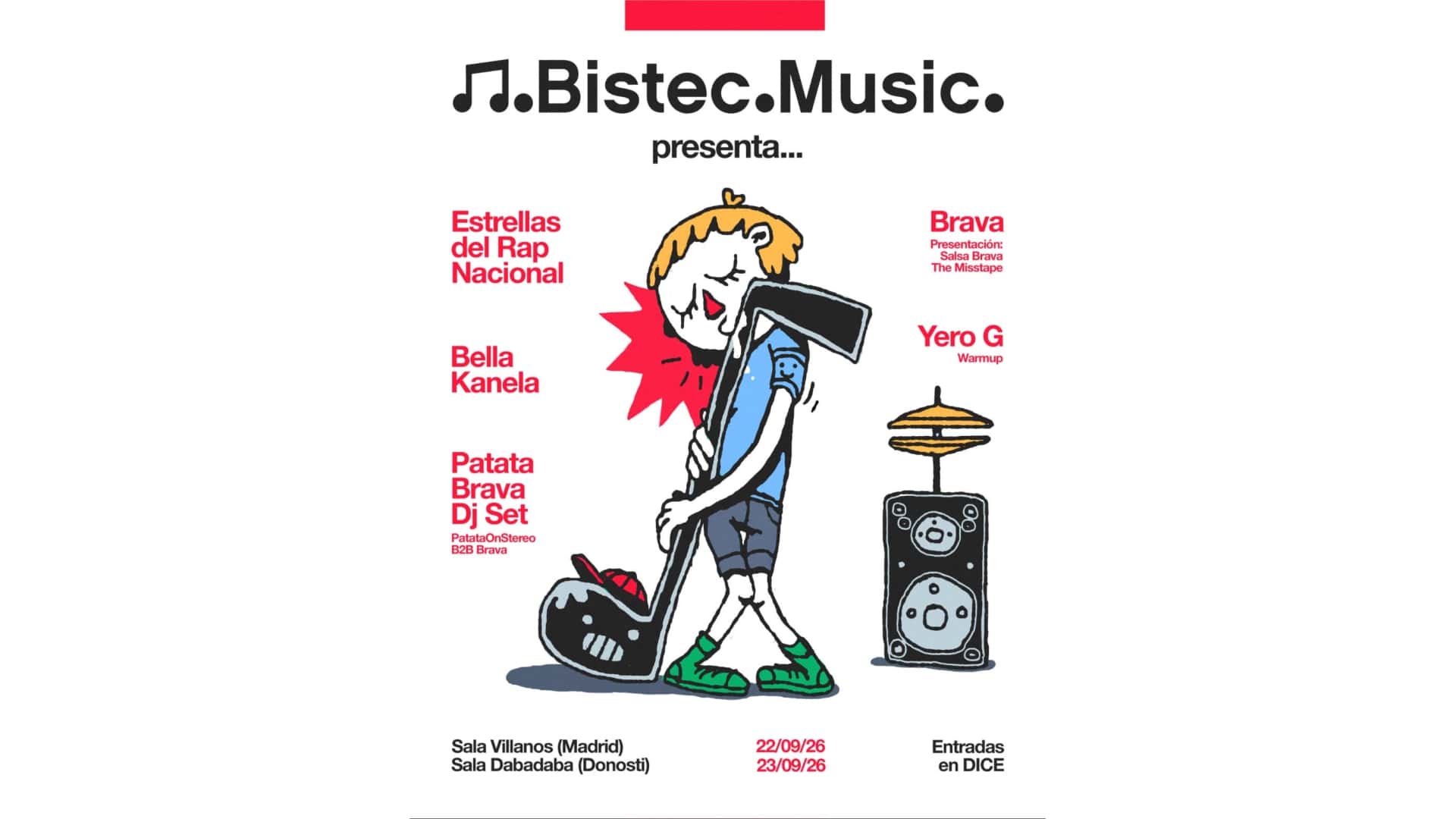 FIESTA BISTEC MUSIC: Brava, Bella Kanela, Estrellas del Rap Nacional, Yero G