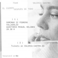 Tour Valeria Castro. El cuerpo después de todo