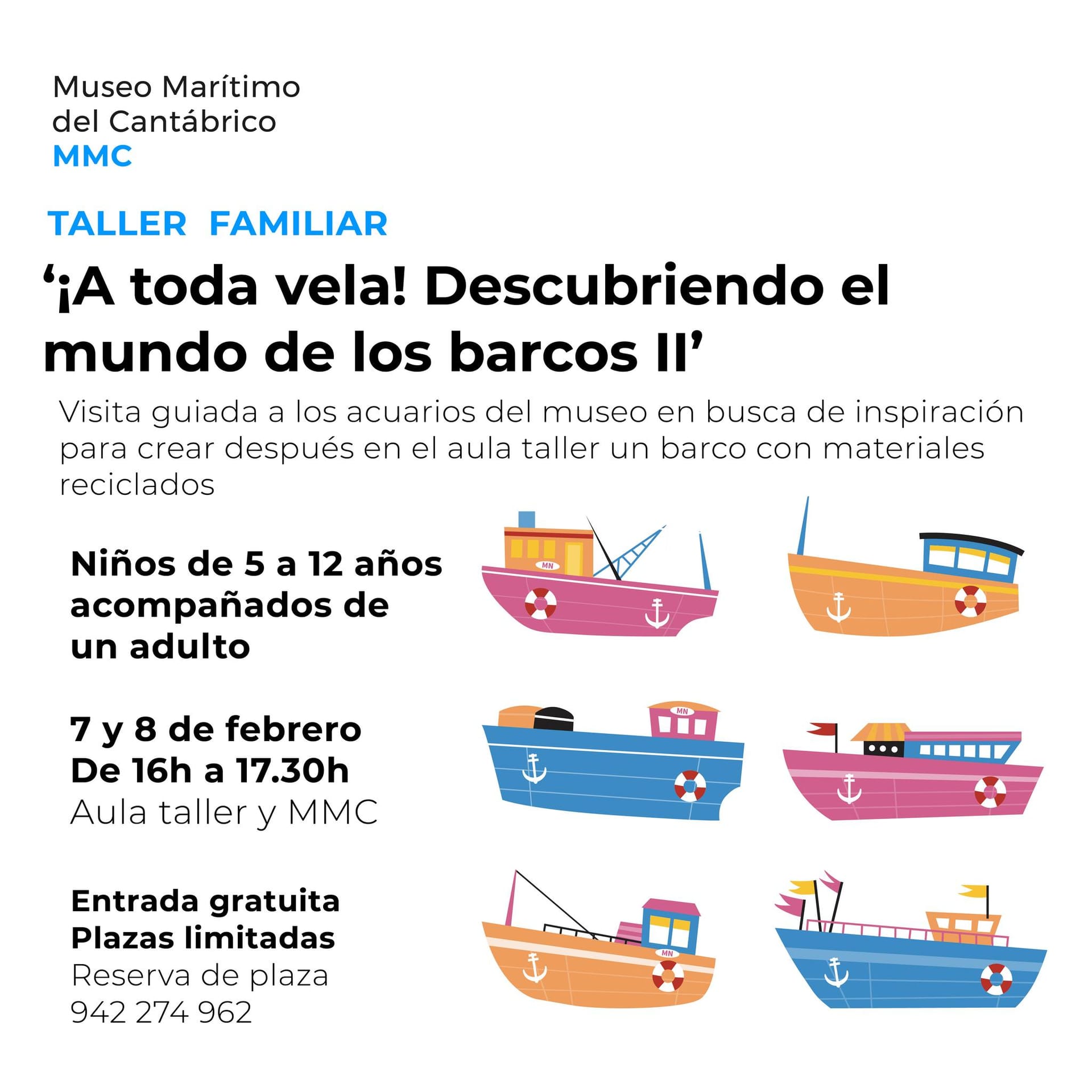 Taller familiar '¡A toda vela! Descubriendo el mundo de los barcos II'