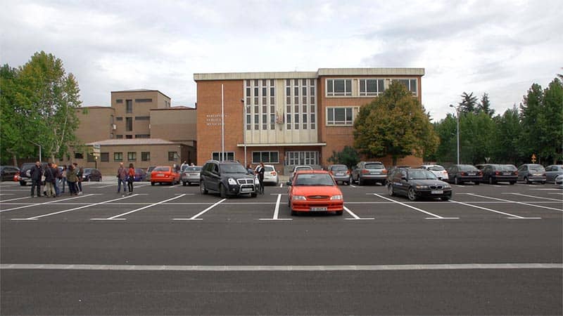 Aparcamiento de la Escuela Oficial de Idiomas