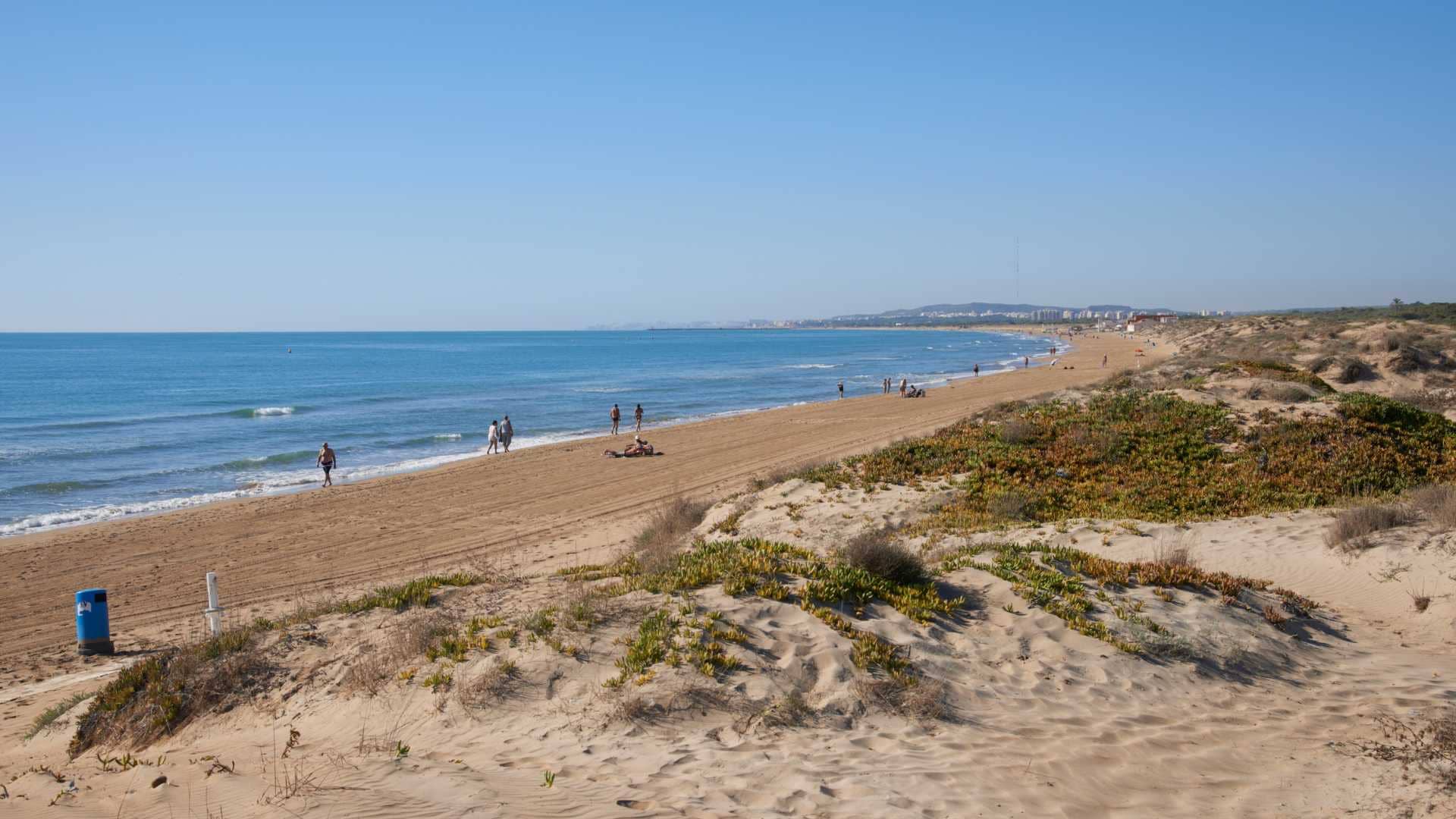Aparcamiento de la playa del Pinet