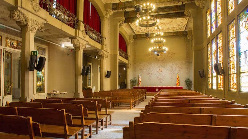 Saló de Plens del Districte de Sants-Montjuïc