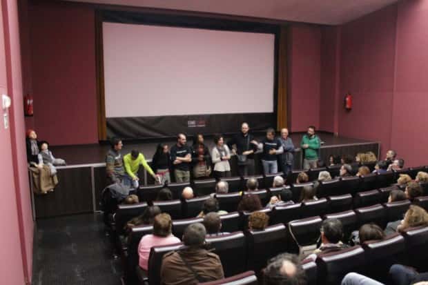 Proyección de la película 'Aventura do Arosa'