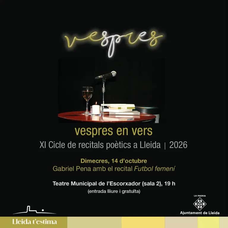 Vespres en vers: XI Cicle de recitals poètics - Recital 'Futbol Femeni'